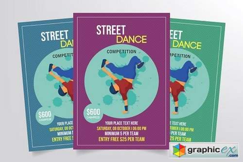 Street Dance Competition Flyer