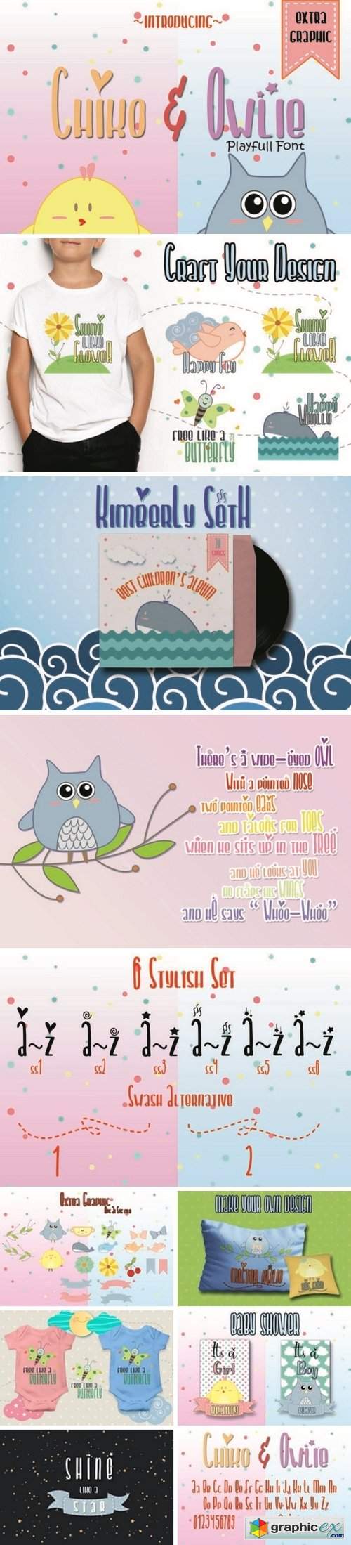 Chiko & Owlie - Extra Cute Graphic