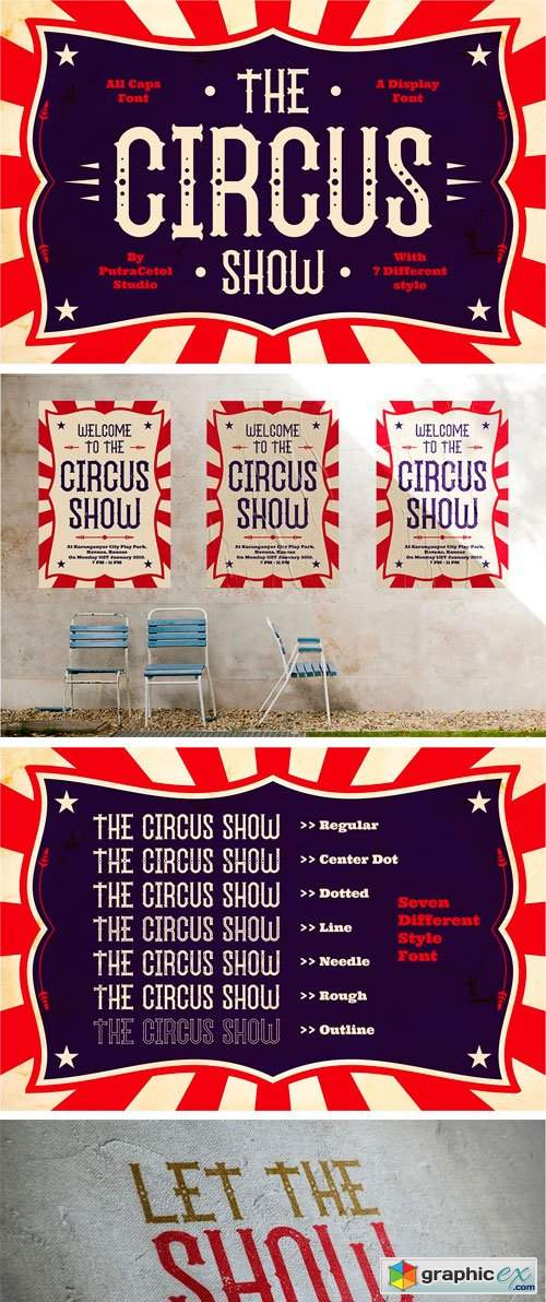 The Circus Show - Display Font