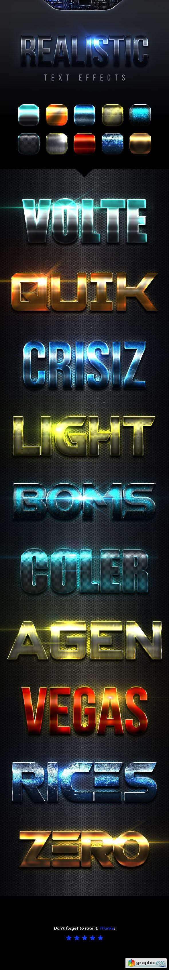 Realistic Text Effects Vol.4