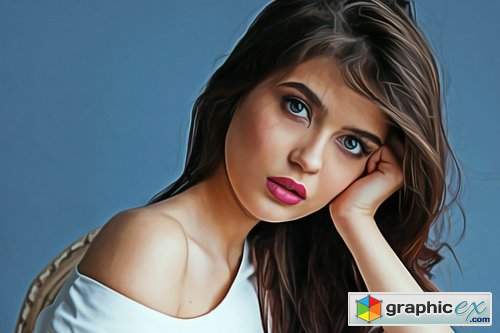 Oil Painting Photoshop Actions 1204041
