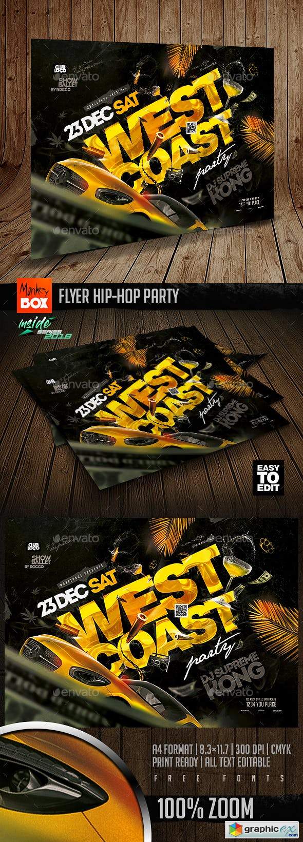 Flyer Hip-Hop Party