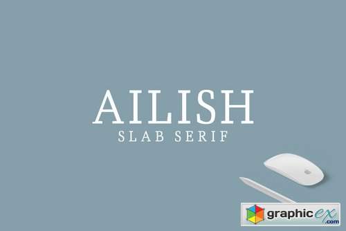 Ailish Slab Serif Font Pack