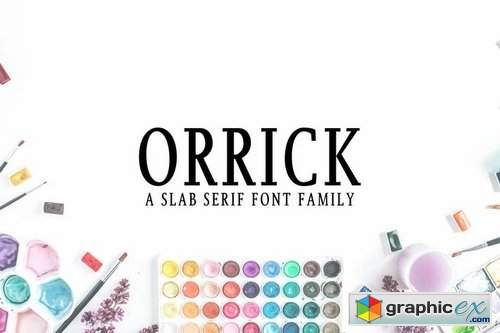 Orrick Slab Serif Font Family 1676566