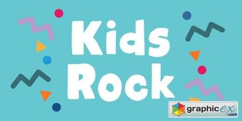 Kids Rock Font Family - 2 Fonts