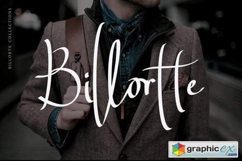 Billorte - Two Signature Fonts