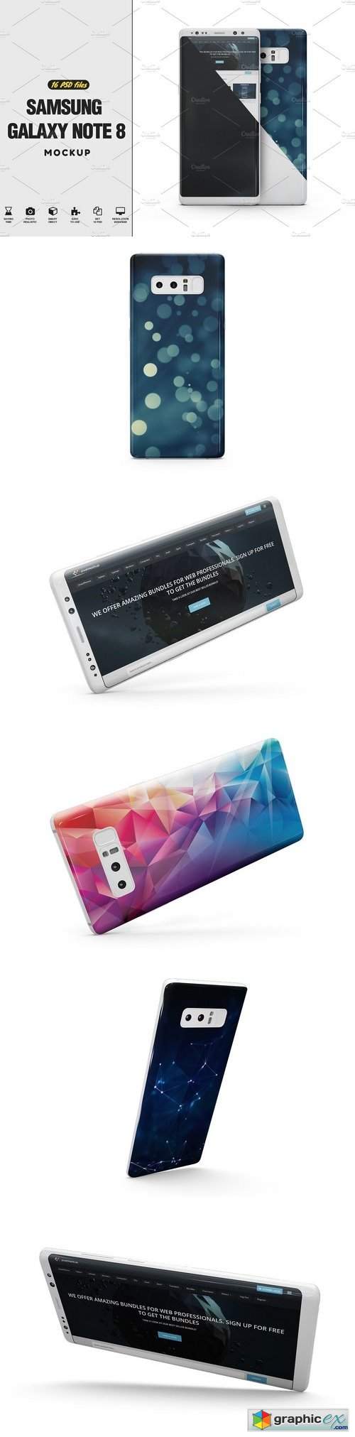 Samsung Galaxy Note 8 Vol.3 Mockup