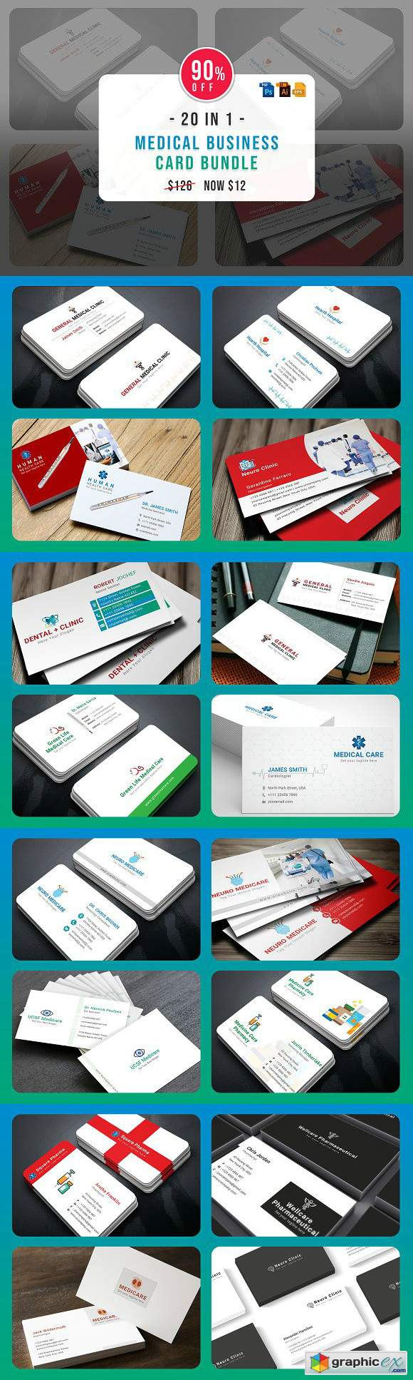 Medical Business Cards Bundle