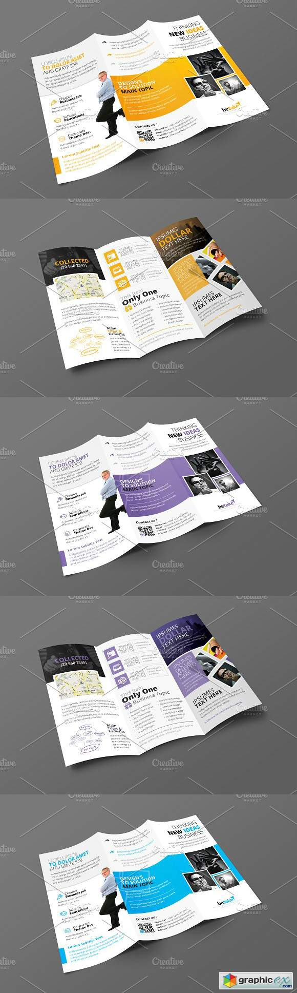 Corporate Business Tri-Fold Brochure