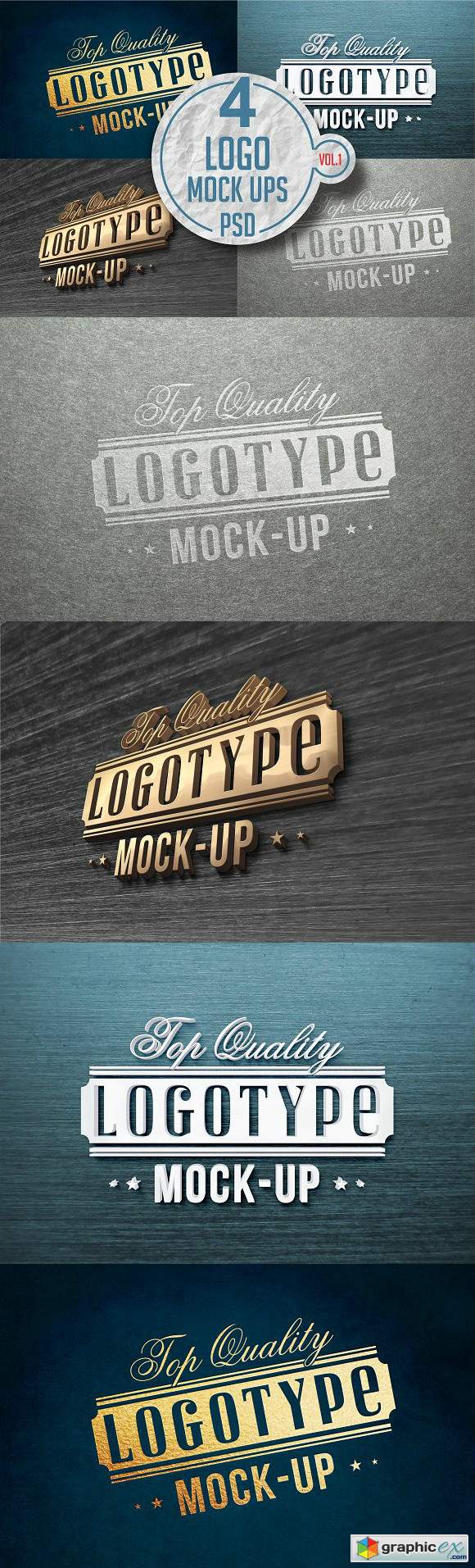 Logo Mock-up Pack Vol 1