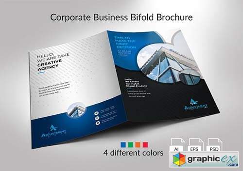 Corporate Business Bifold Brochure 3311356