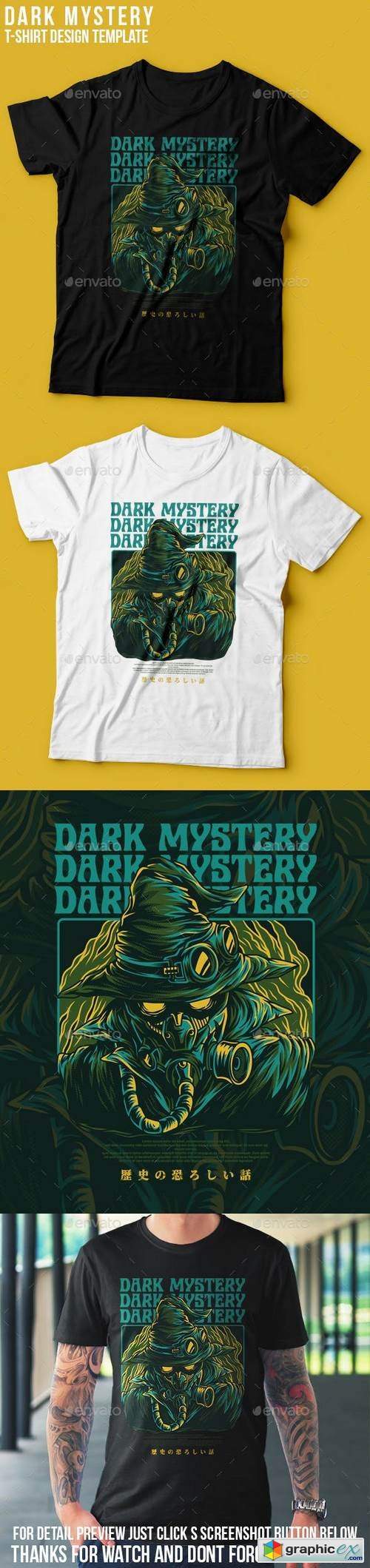 Dark Mystery T-Shirt Design