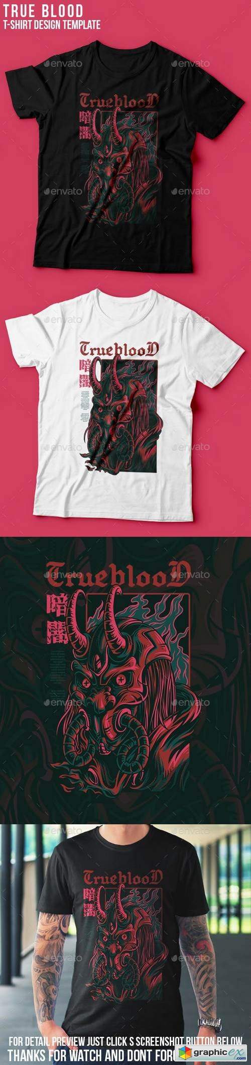 True Blood T-Shirt Design