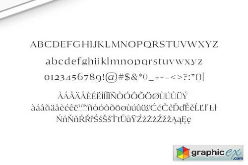Aaron Serif Font Family 1352286