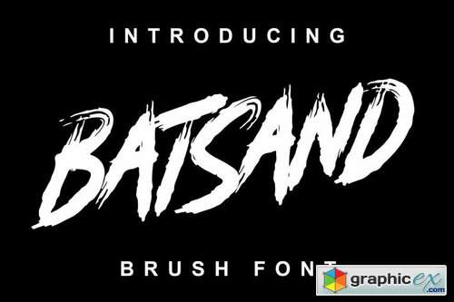 Batsand Brush Font