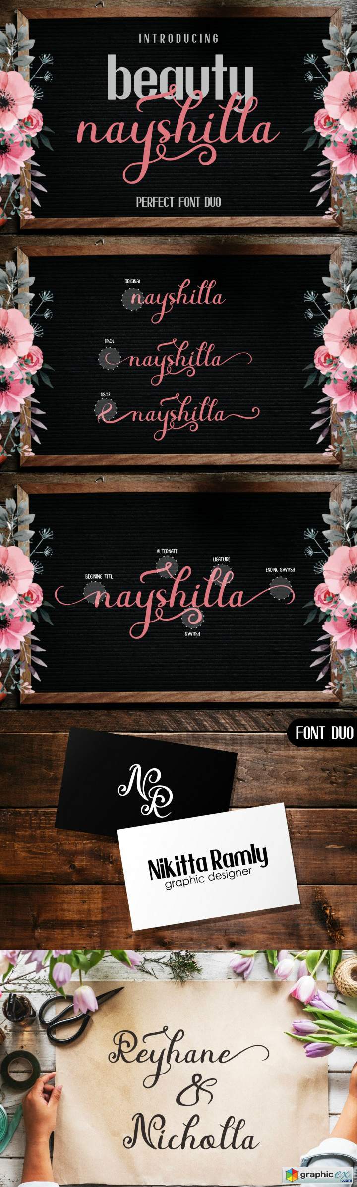 Beauty Nayshilla Font Duo