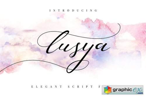 Lusya - Elegant Script