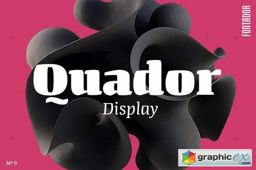 Quador Display Font Family