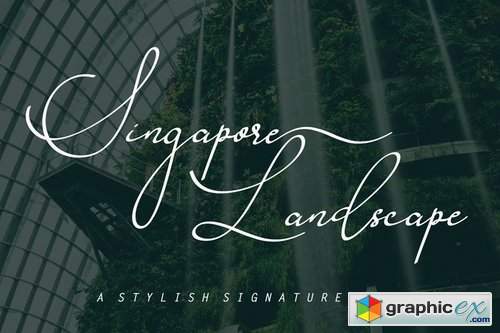 Singapore Landscape Font