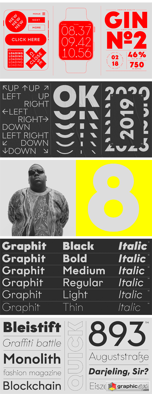Graphit Font Family