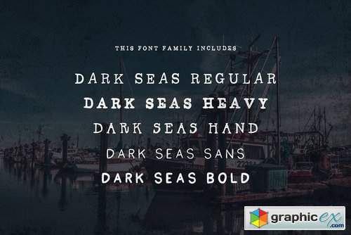 Dark Seas Font Family