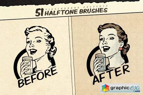 Vintage Comic Procreate Brushes