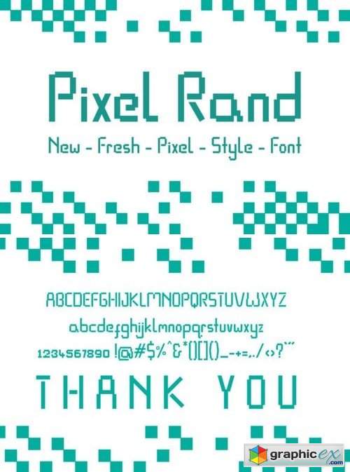 Pixel Rand Font