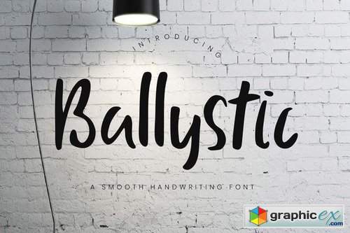 Ballystic Handwriting Typeface