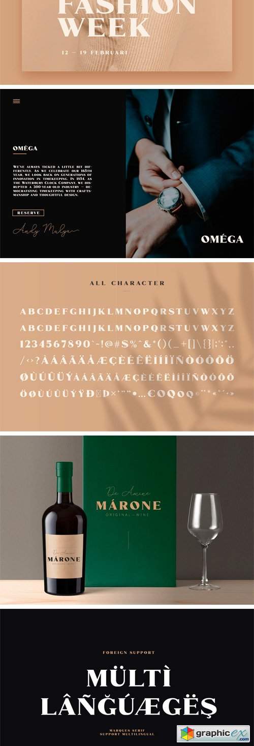 Marques - Modern Serif Font Family