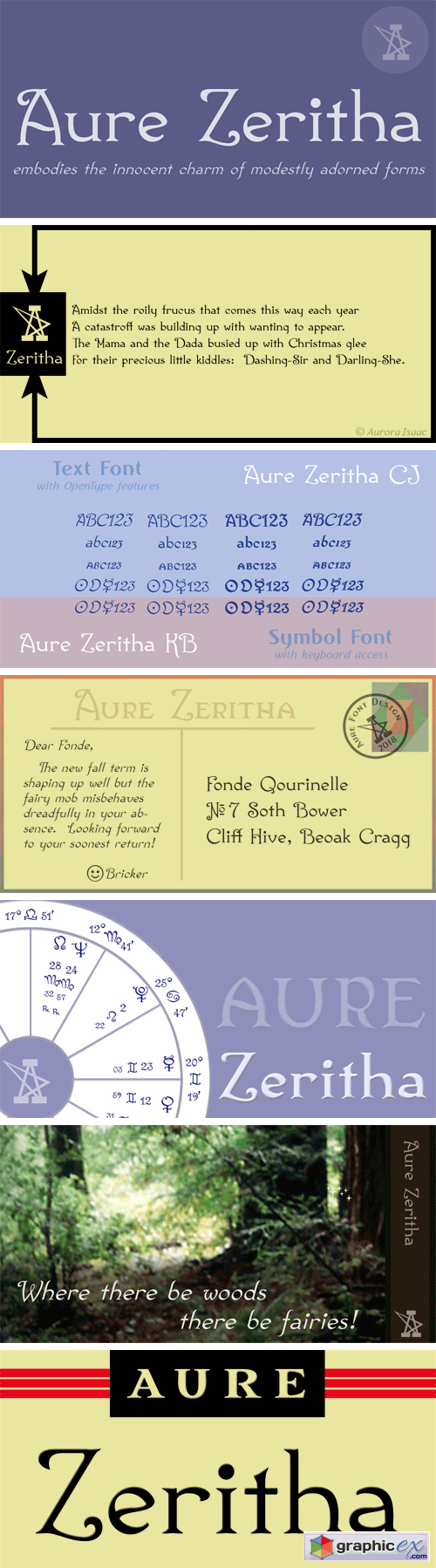 Aure Zeritha Font Family