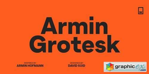 Armin Grotesk Font Family - 14 Fonts