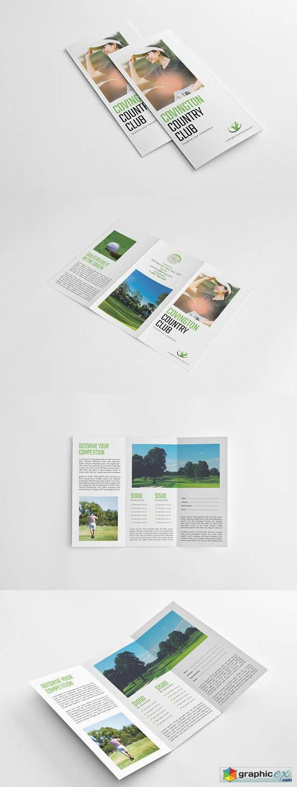 Golf Event Tri-fold Brochure