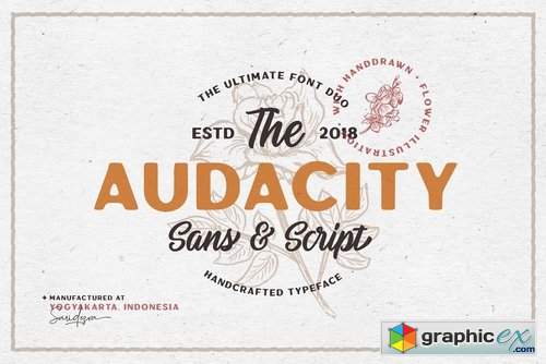 Audacity - Font Duo (+EXTRAS)