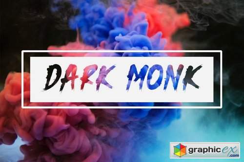 Dark Monk - Brush Font