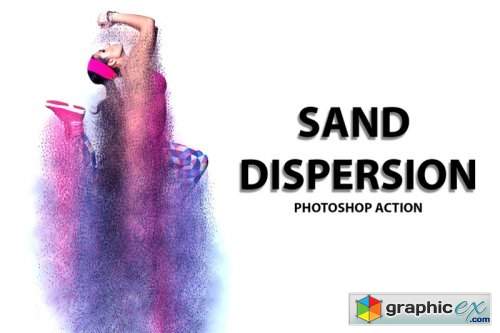 Sand Dispersion Photoshop Action
