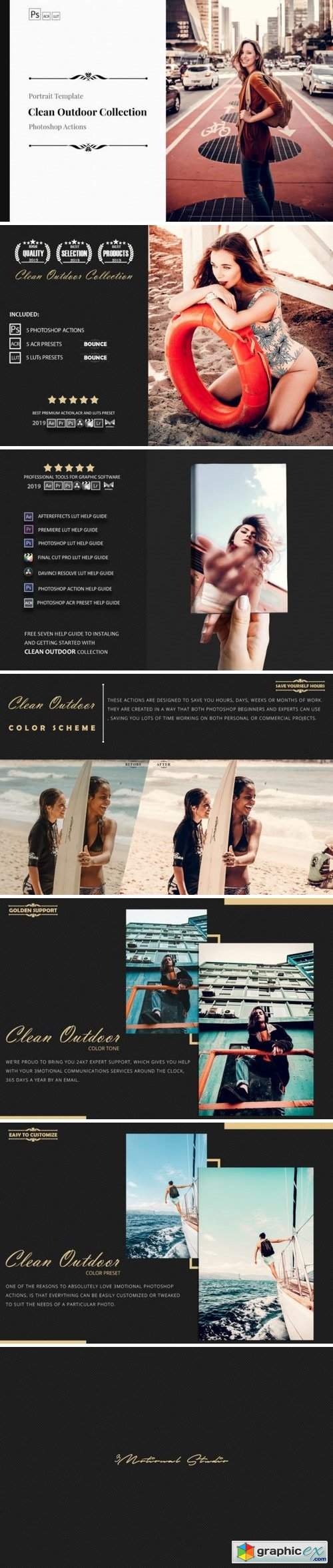 Neo Clean Outdoor Color Grading photoshop actions