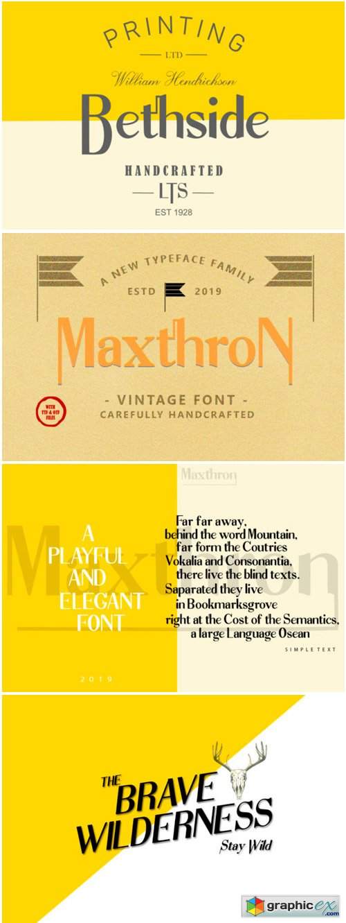 Maxthron Font Family