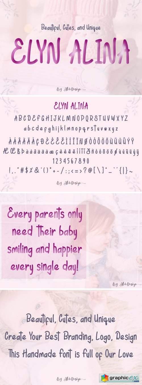 Elyn Alina Font Free Download Vector Stock Image Photoshop Icon