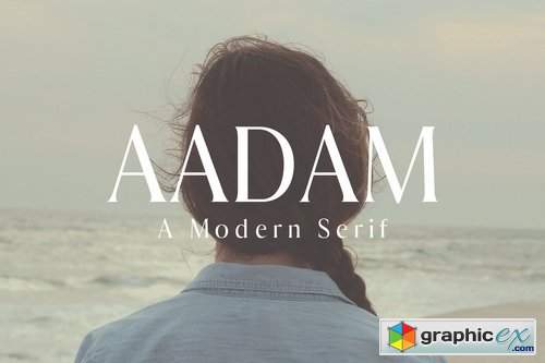 Aadam A Modern Serif Font Family
