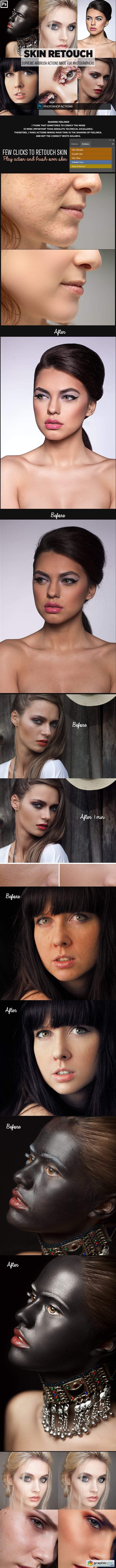 Easy Skin Retouch Photoshop Actions