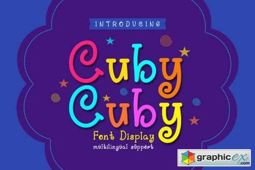 Cuby Cuby Font