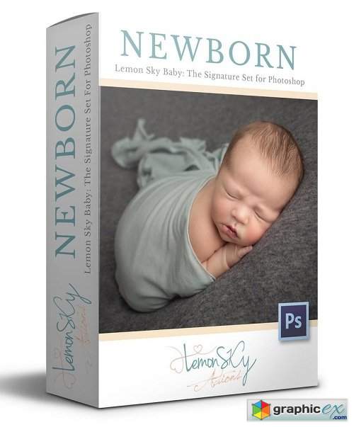 Signature Newborn PHOTOSHOP ACTION Collection