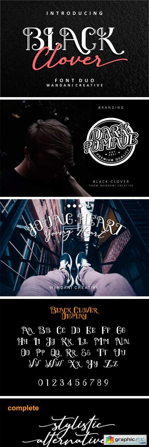 Black Clover | Duo Font