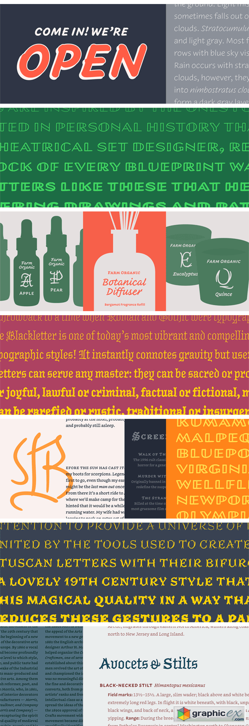 Inkwell Font Family (Updated 2019)