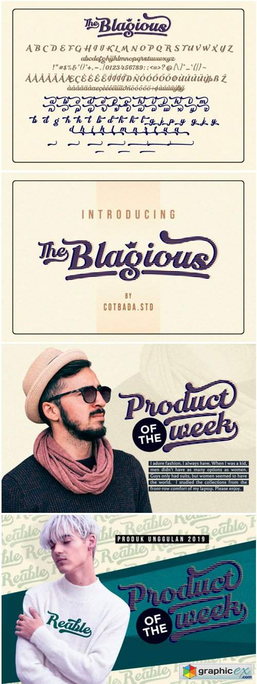 The Blagious Script Font
