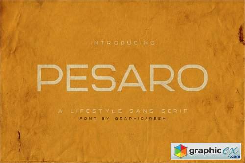 Pesaro A Lifestyle Sans Serif