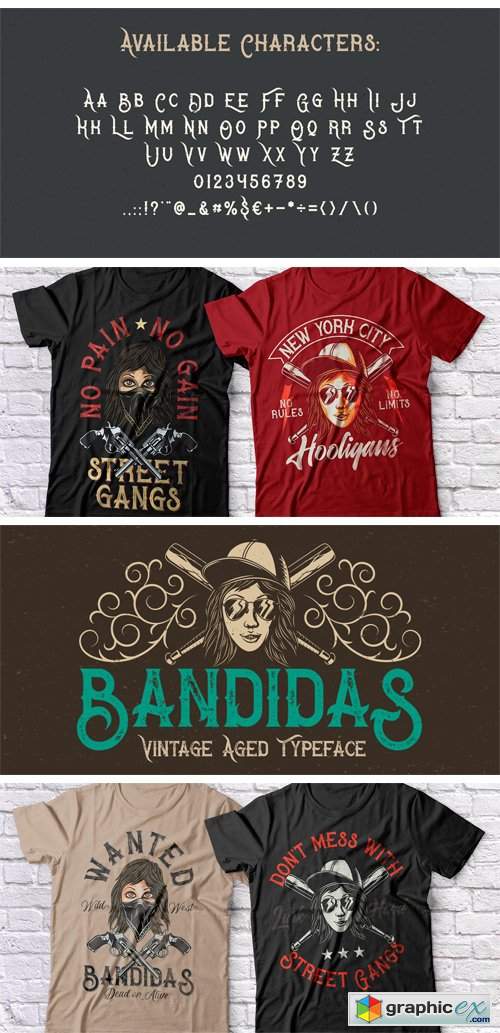 Bandidas Font Family