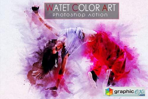 Water color Art Photoshop Actions