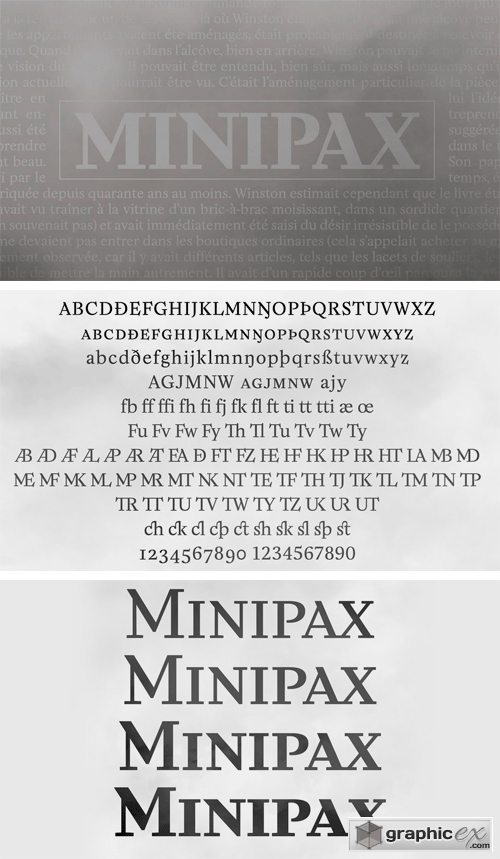 Minipax Font Family