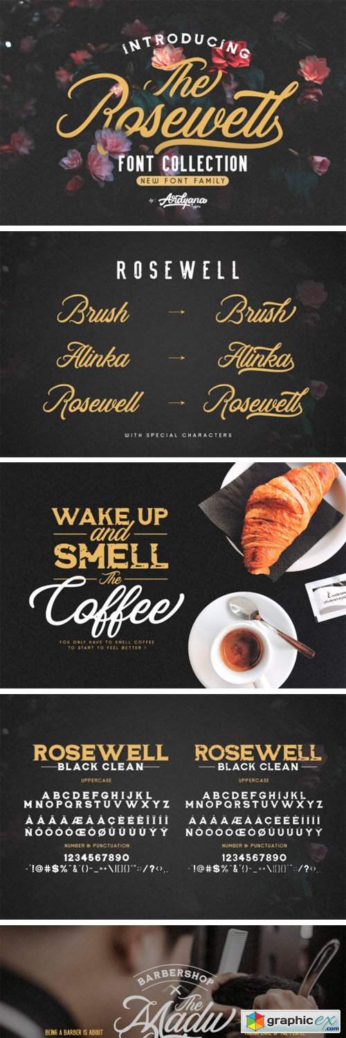 Rosewell Font Family